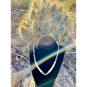 Native American Shell Necklace Handmade by Marian Curly